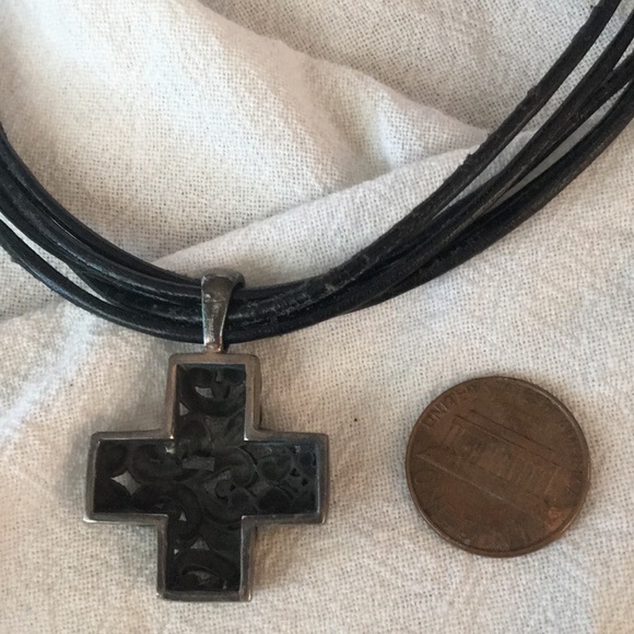 Leather 925 Stamped Exquisite Necklace - Picture 7 of 8